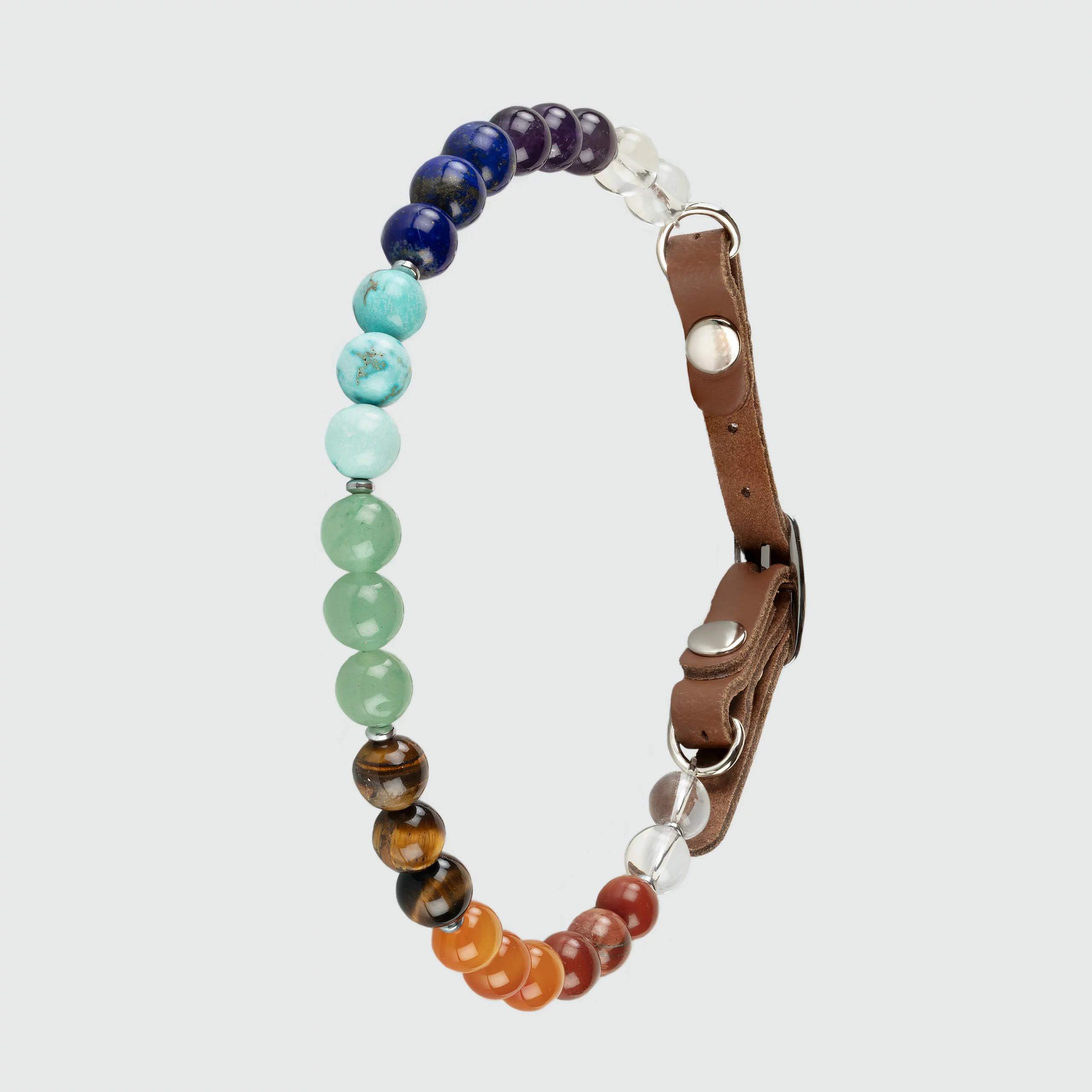 Collier chien rééquilibrant général 7 chakras