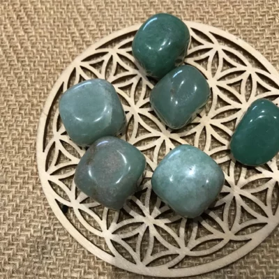 Pierres Roulées en Aventurine - Pierre Énergétique et Apaisante