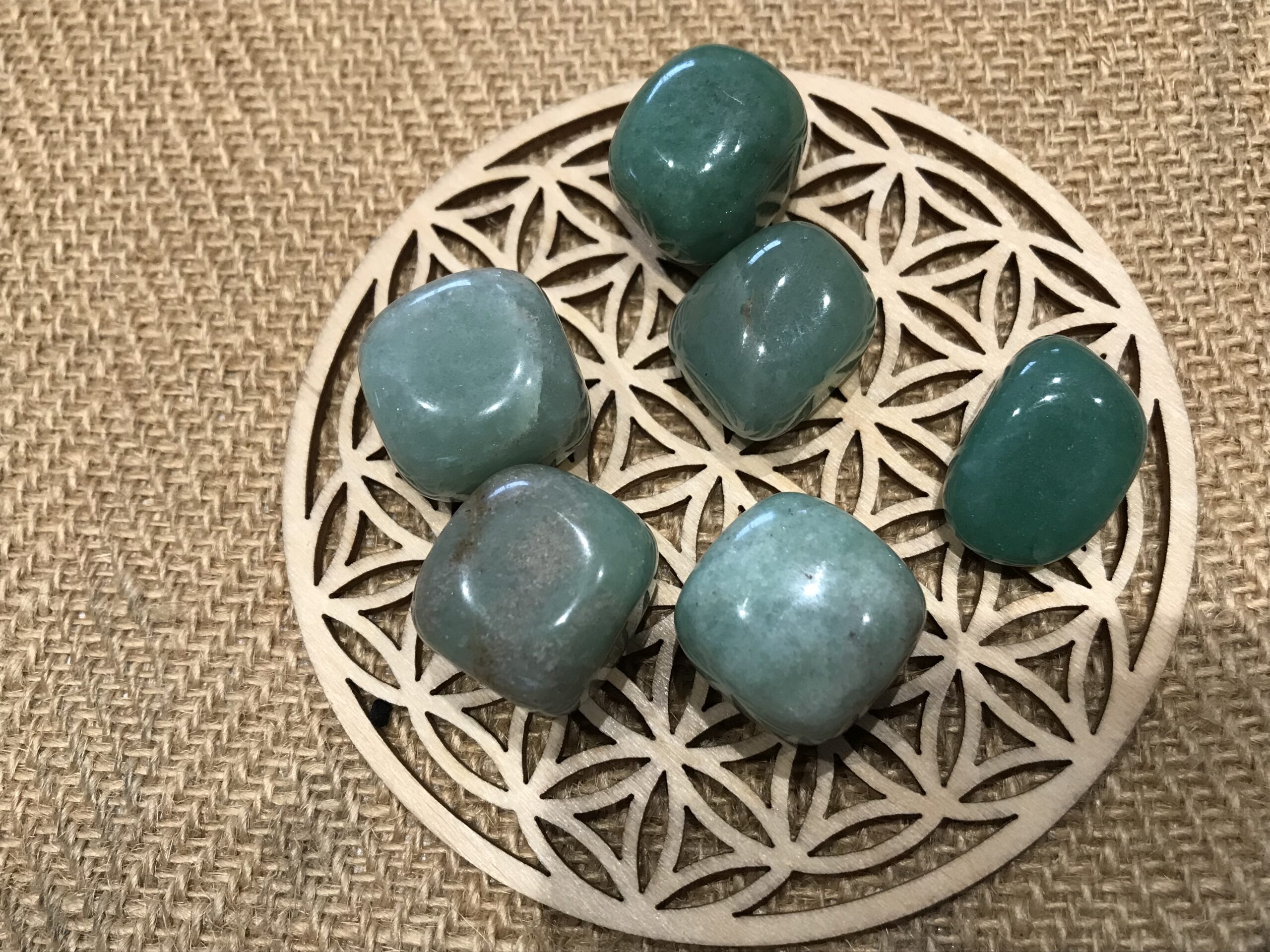 Pierres Roulées en Aventurine-Pierre Energetique et Apaisante