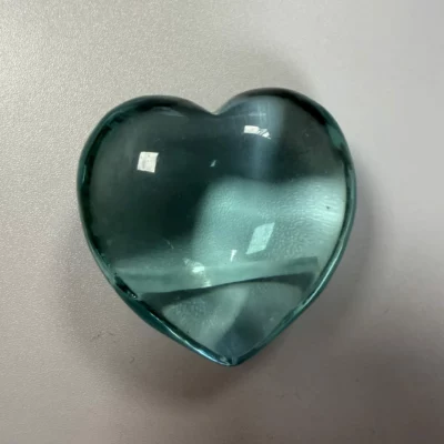 Cœur en Obsidienne Bleue