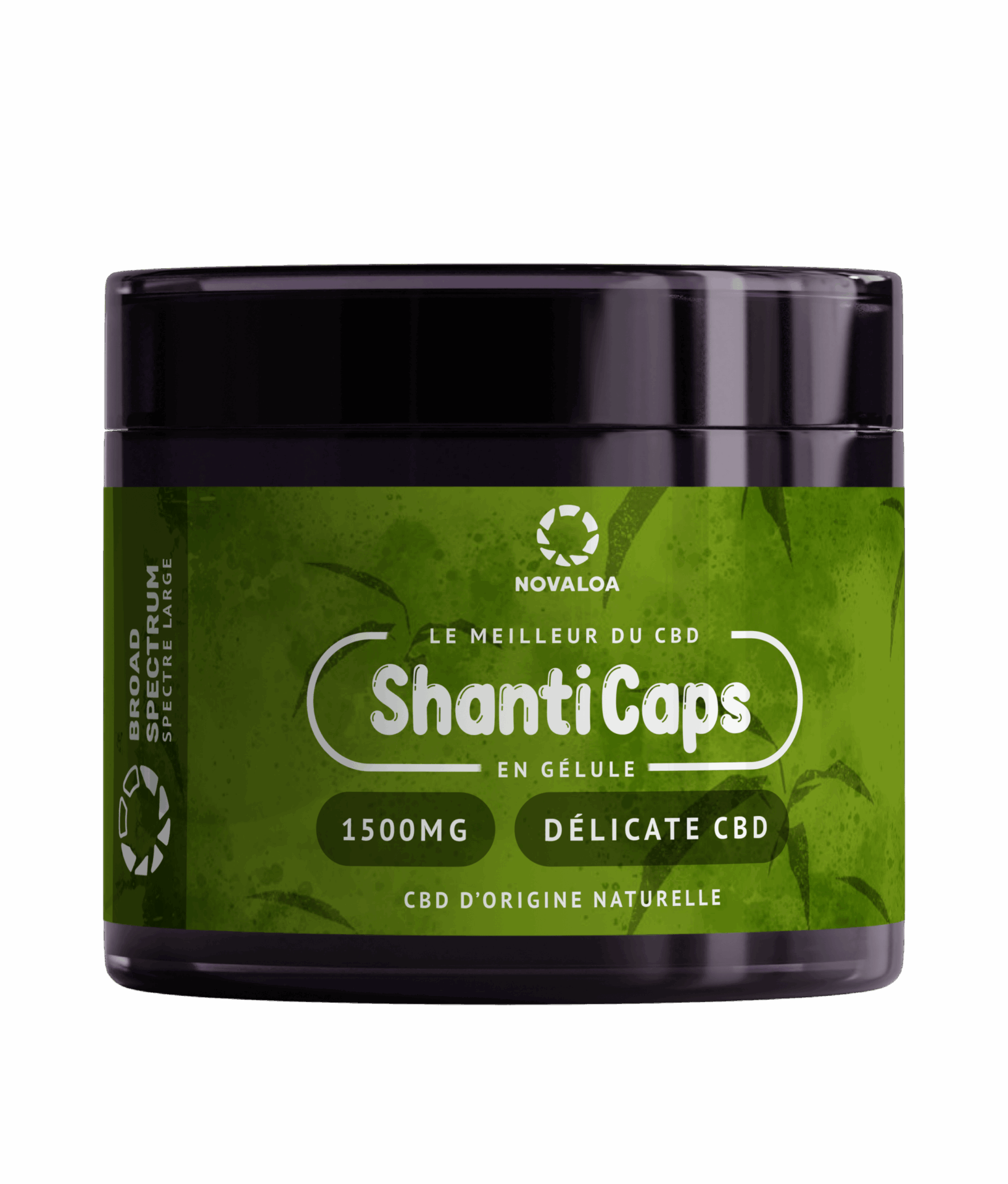 Gélules CBD Large Spectre – Délicate CBD 1500mg – 30 caps