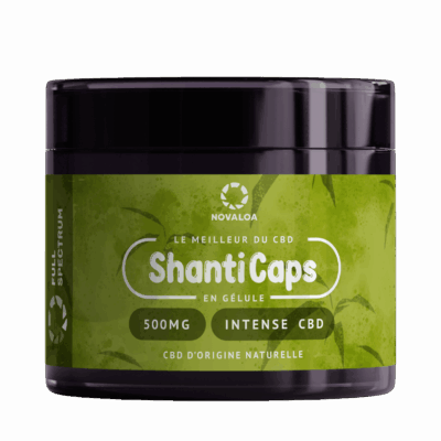 Gélules CBD Intense - Spectre complet 500mg - 30 caps