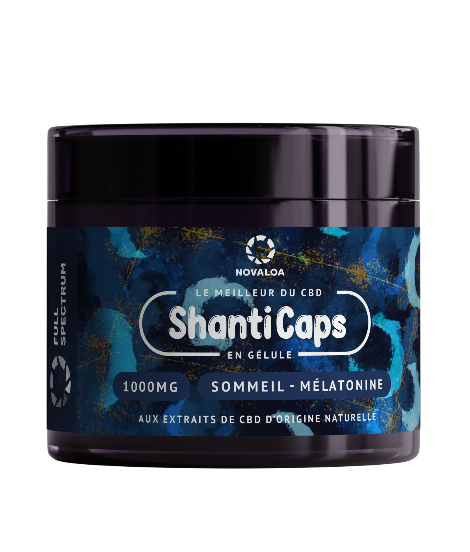 Gélules CBDxCBN et Mélatonine Sommeil – 1000mg – 30 caps