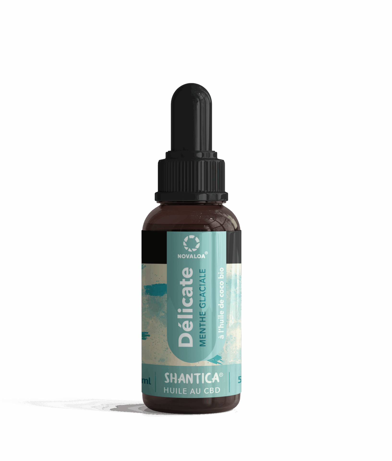 Huile CBD Spectre large : La délicate – Menthe