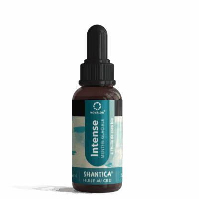 Huile CBD l’intense Spectre complet - Menthe