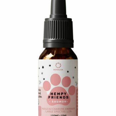 Huile chanvre pour Chiens et Chats 1,5% - Saveurs variées
