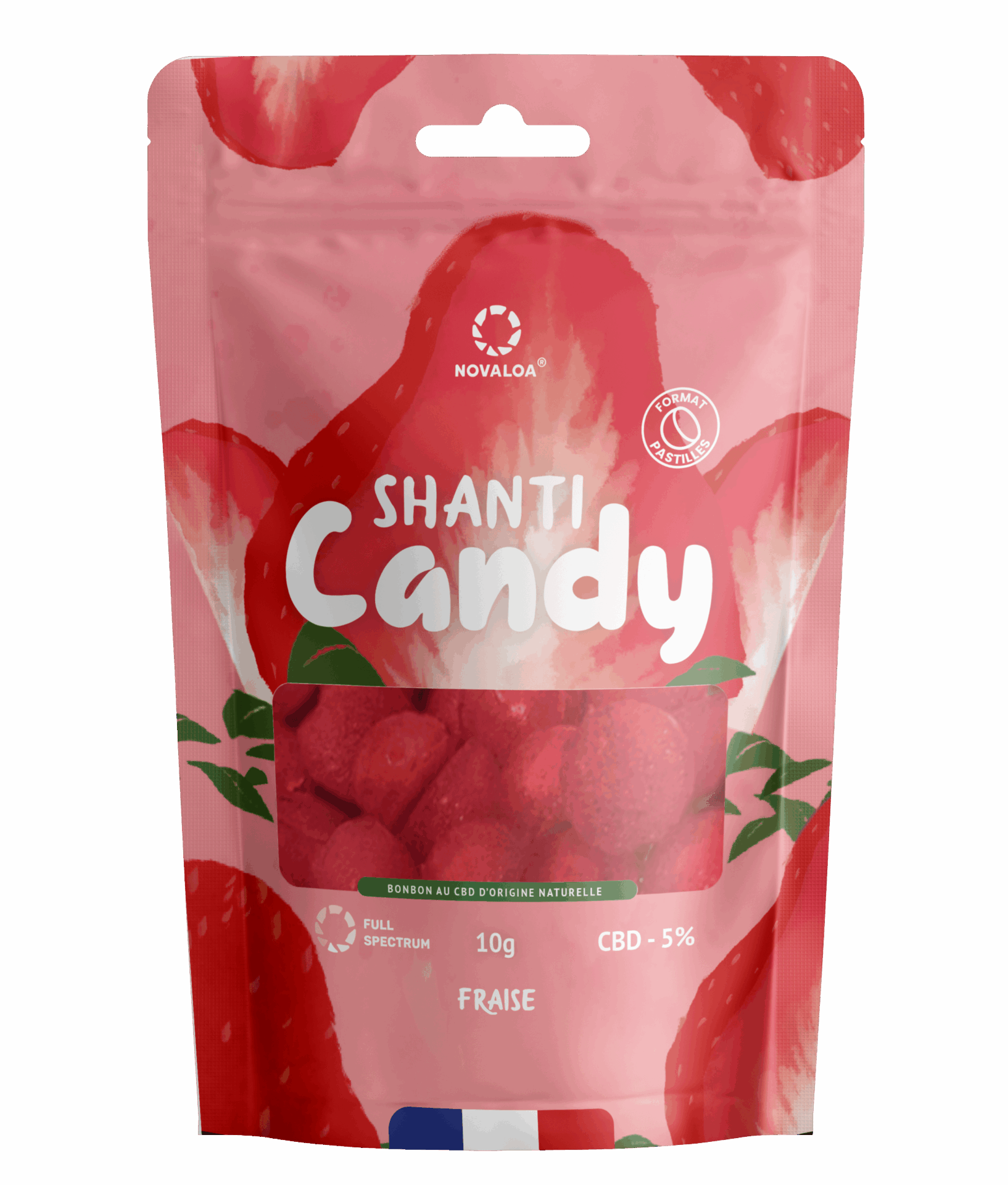 Pastilles CBD 5 % – Fraise