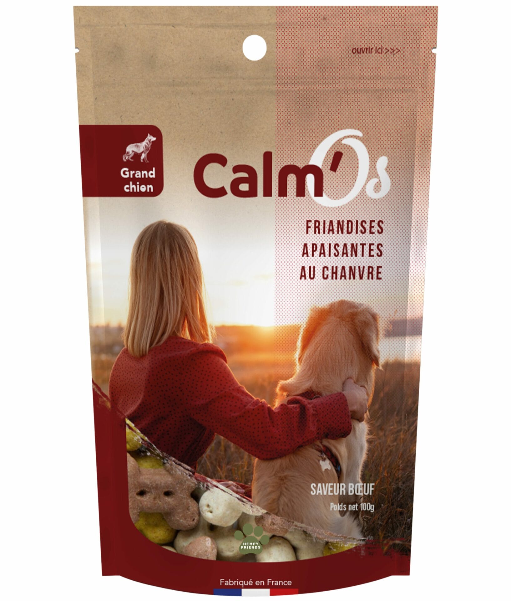 Croquettes au Chanvre – grand chien – Calm’Os