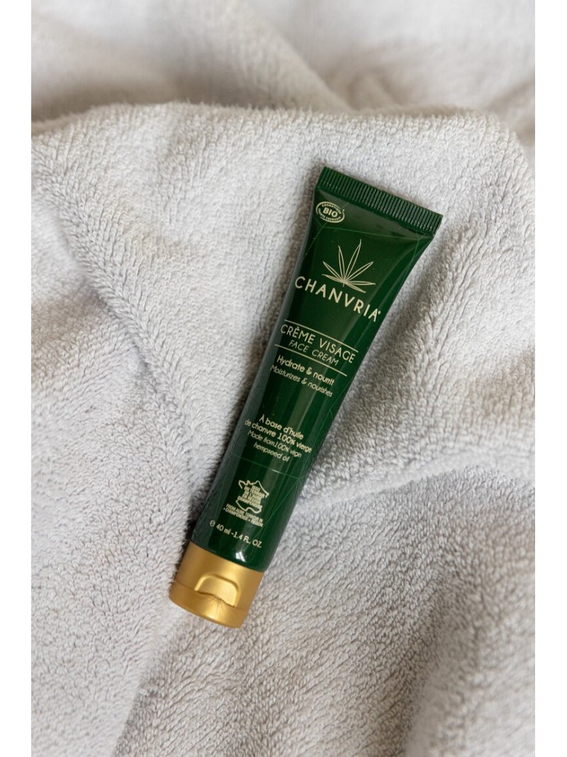 Crème visage chanvre certifiée BIO 40 ML
