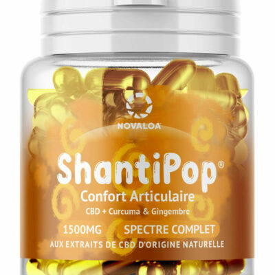 Gélules CBD liquides Confort articulaire - Curcuma et Gingembre