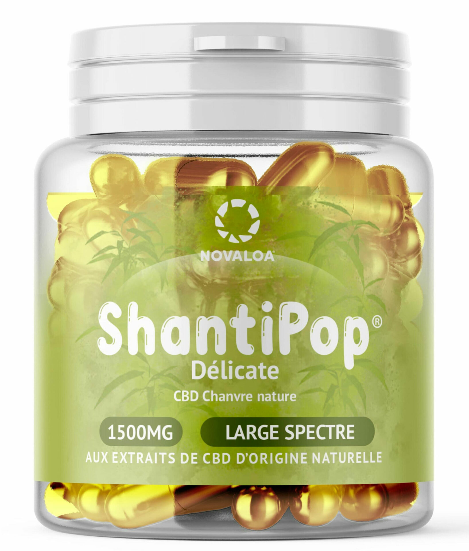 Gélules CBD liquides Délicate large spectre