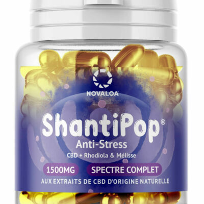 Gélules CBD liquides Anti-Stress - Rhodiola et Mélisse