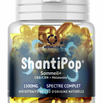 Gélules CBD CBN liquides Sommeil+ - Mélatonine et Ylang ylang